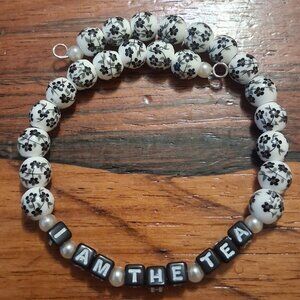 "I Am The Tea" Handmade Bracelet